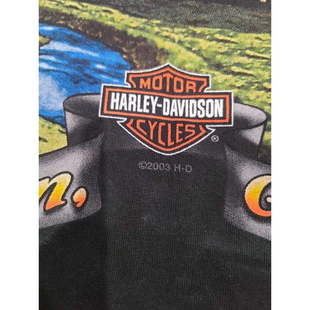 Vintage Harley Davidson Single Stitch Tshirt 2X D… - image 3