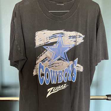 Vintage 1990's ZUBAZ NFL Dallas Cowboys T Shirt X… - image 1