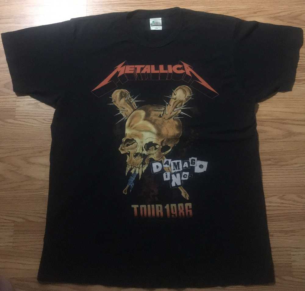 Band Tees × Vintage Vintage Metallica Damage INC … - image 8