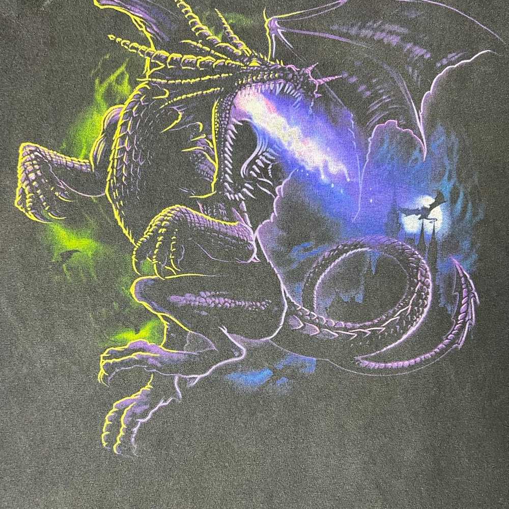 Vintage Purple Fire Breathing Dragon Fantasy D&D … - image 2