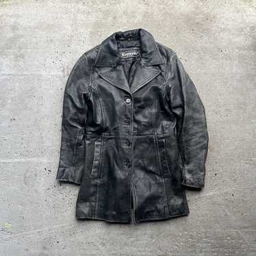 Japanese Brand × Vintage Opium black leather jack… - image 1