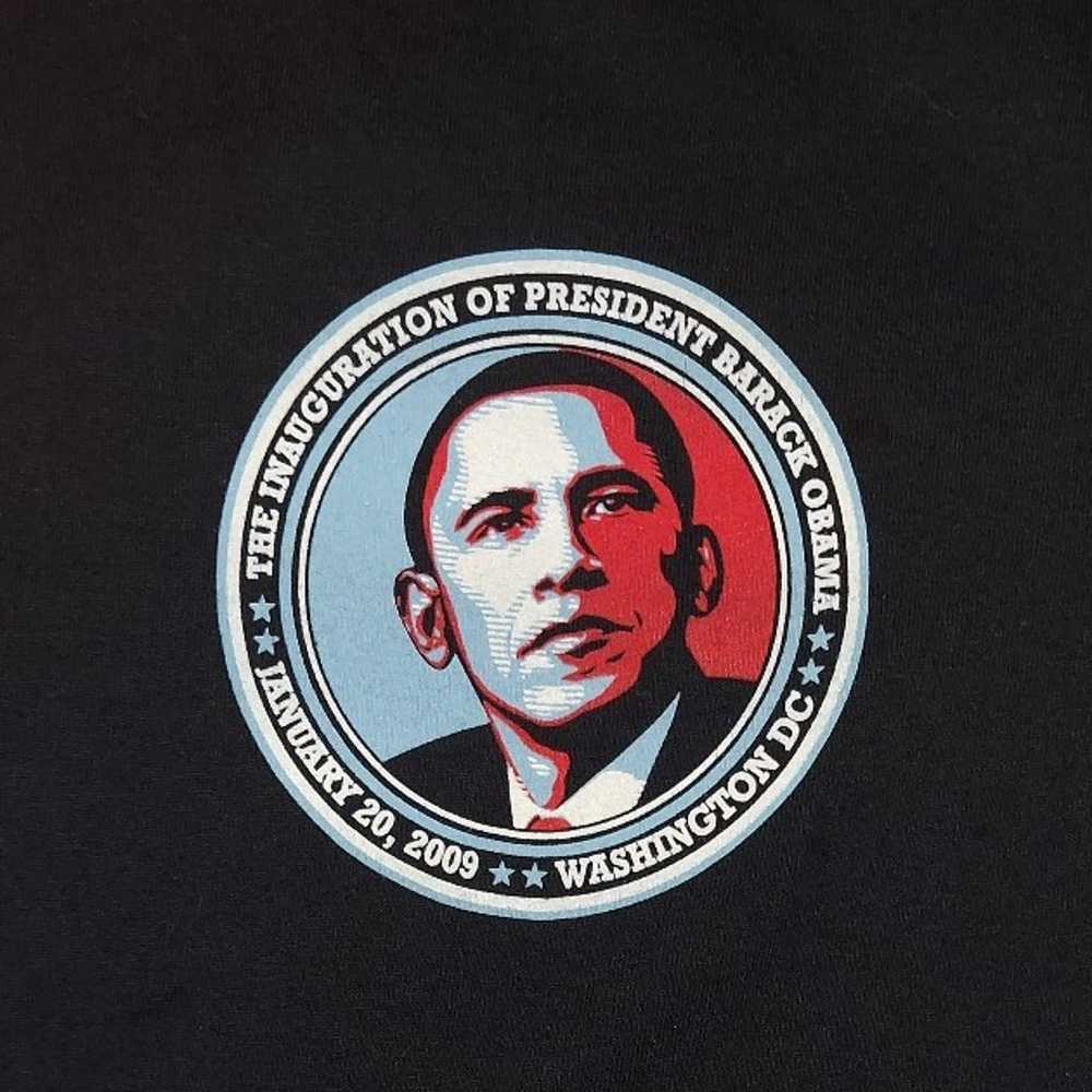 Vintage Barack Obama Inaugurational Graphic Tee - image 2