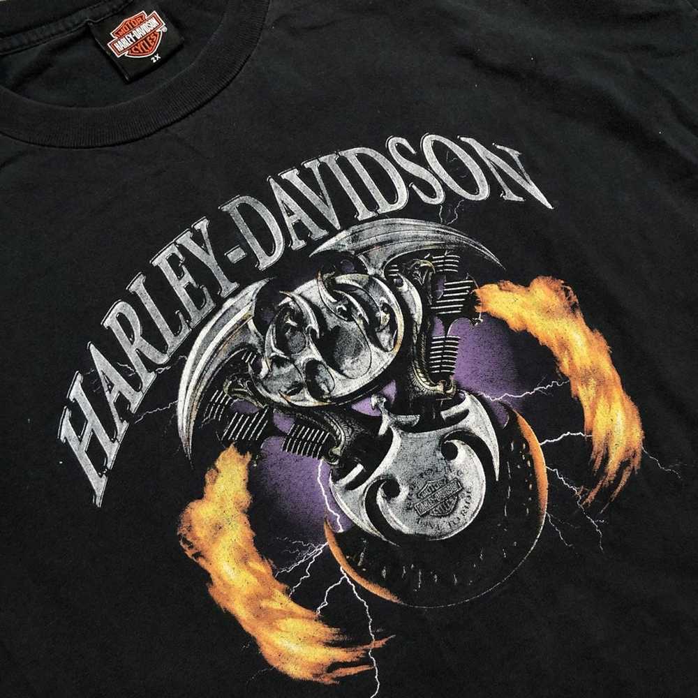 Vintage 2002 Harley Davidson Engine Thunder Flame… - image 3