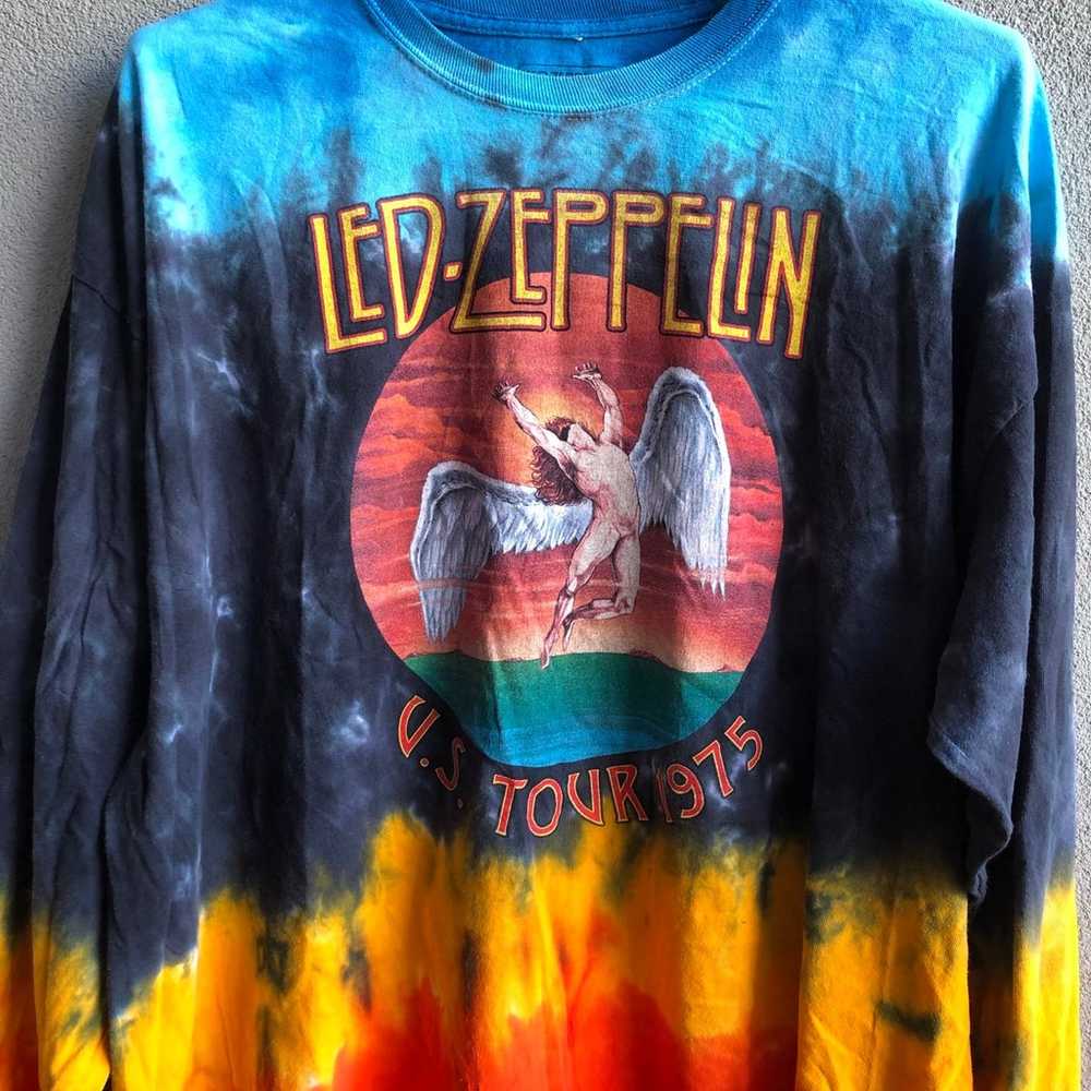 Led Zeppelin U.S. Tour 1975 Tie Dye Sweatshirt, 2… - image 3