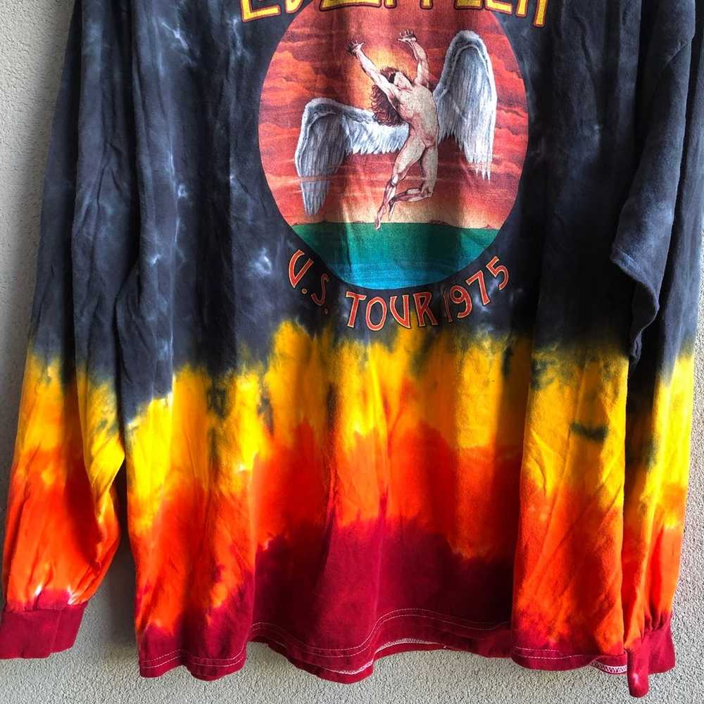 Led Zeppelin U.S. Tour 1975 Tie Dye Sweatshirt, 2… - image 4
