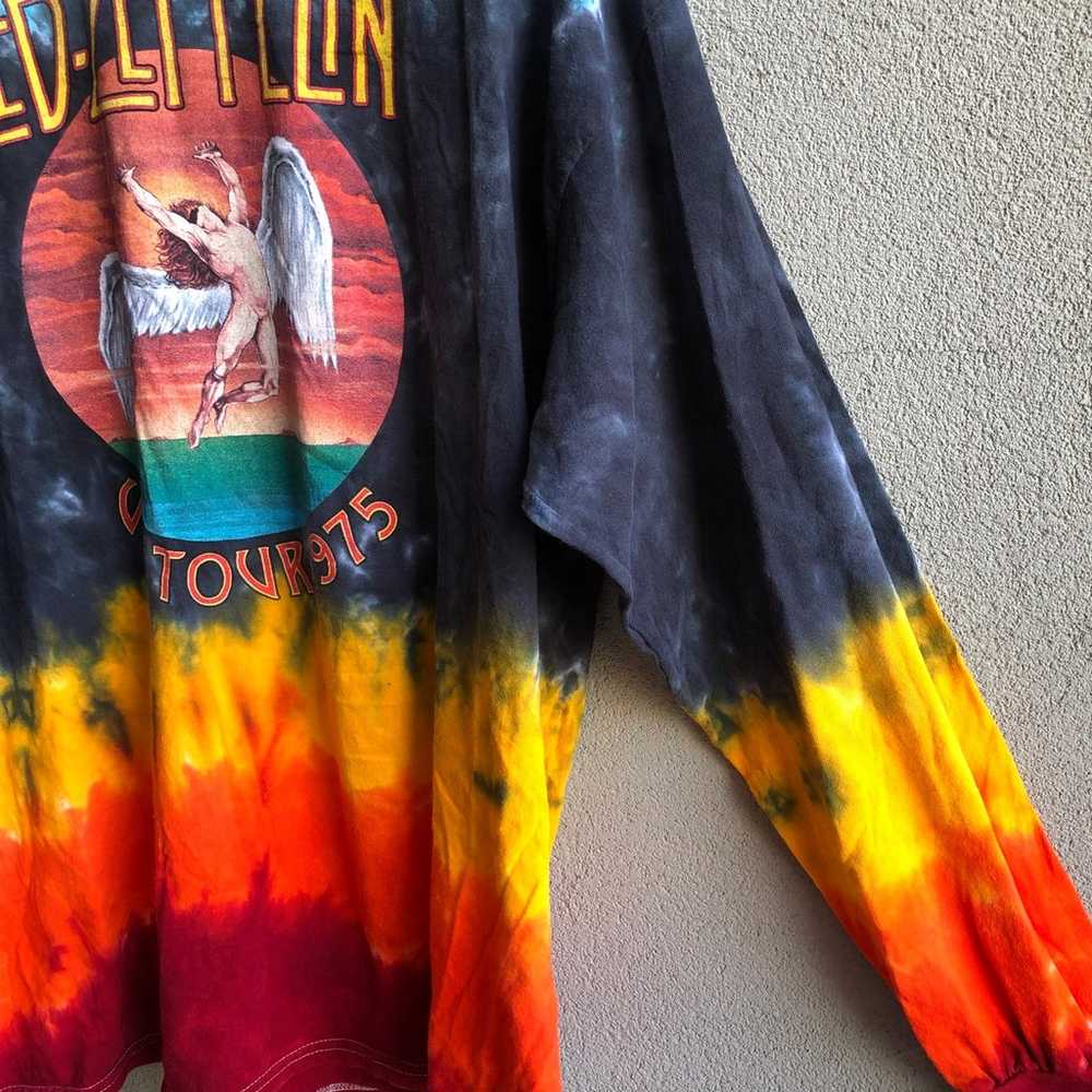 Led Zeppelin U.S. Tour 1975 Tie Dye Sweatshirt, 2… - image 5