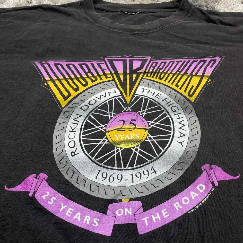 Vintage Doobie Brothers World Tour Shirt 1993-199… - image 4