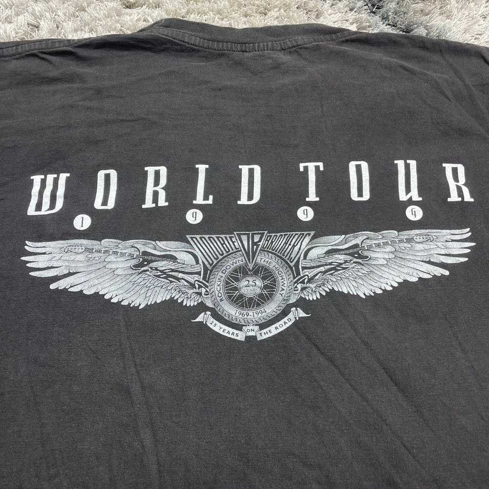 Vintage Doobie Brothers World Tour Shirt 1993-199… - image 6
