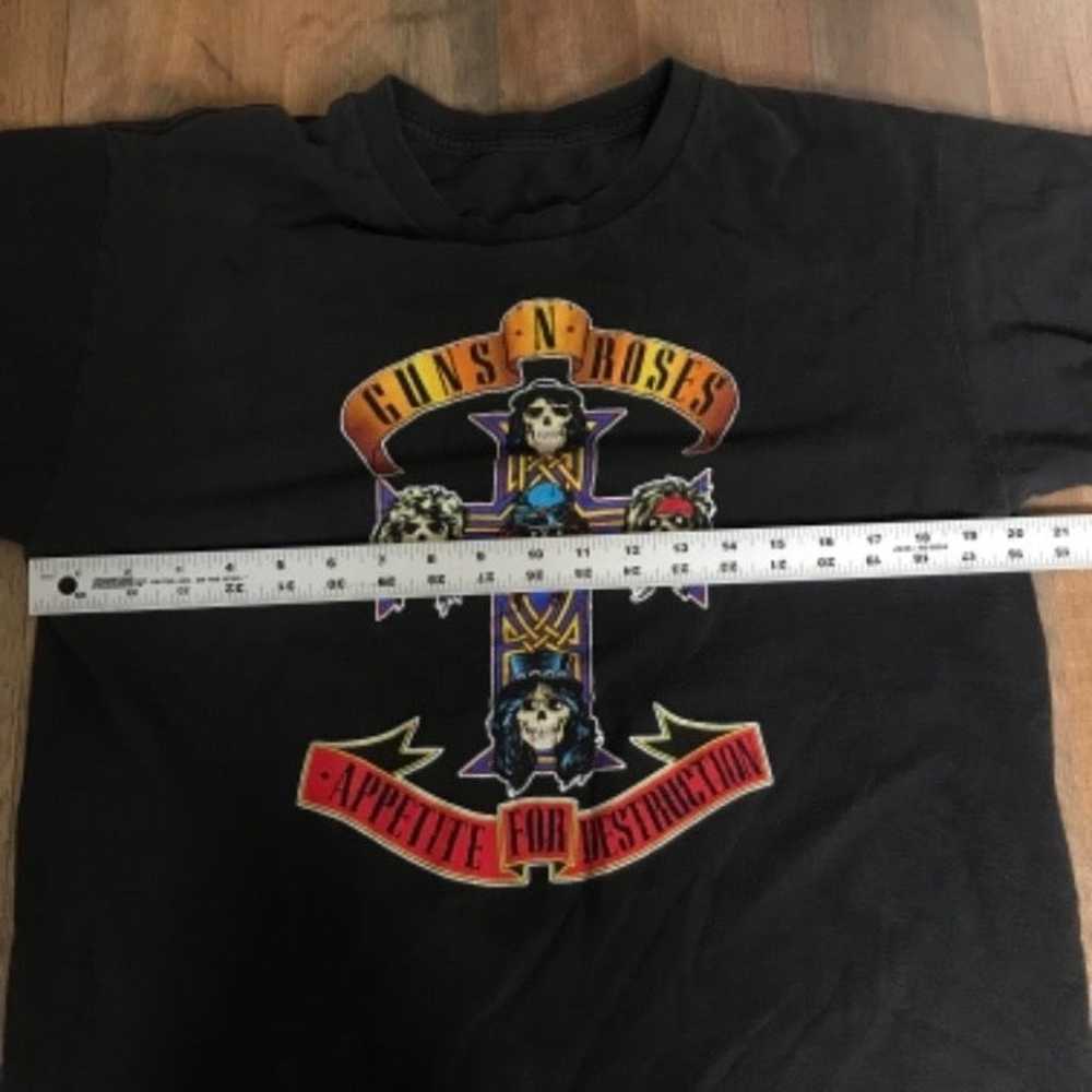Vintage Single Stitch Guns N Roses Tour Band Tee … - image 5