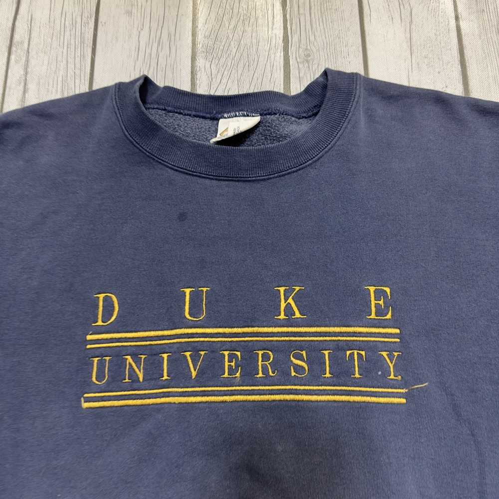 Collegiate × Vintage Vintage Duke University swea… - image 3
