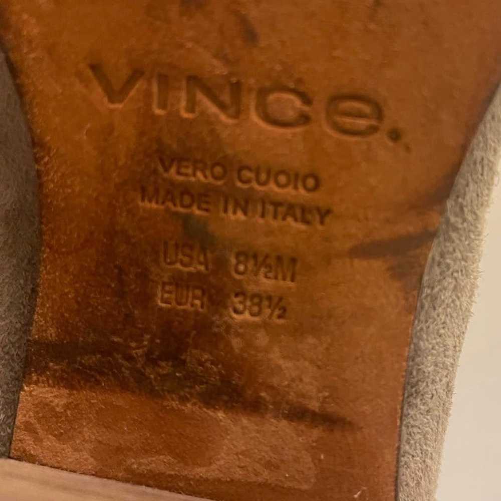 Vince Vince Hayek Suede Grey Block Sock Ankle Boo… - image 8