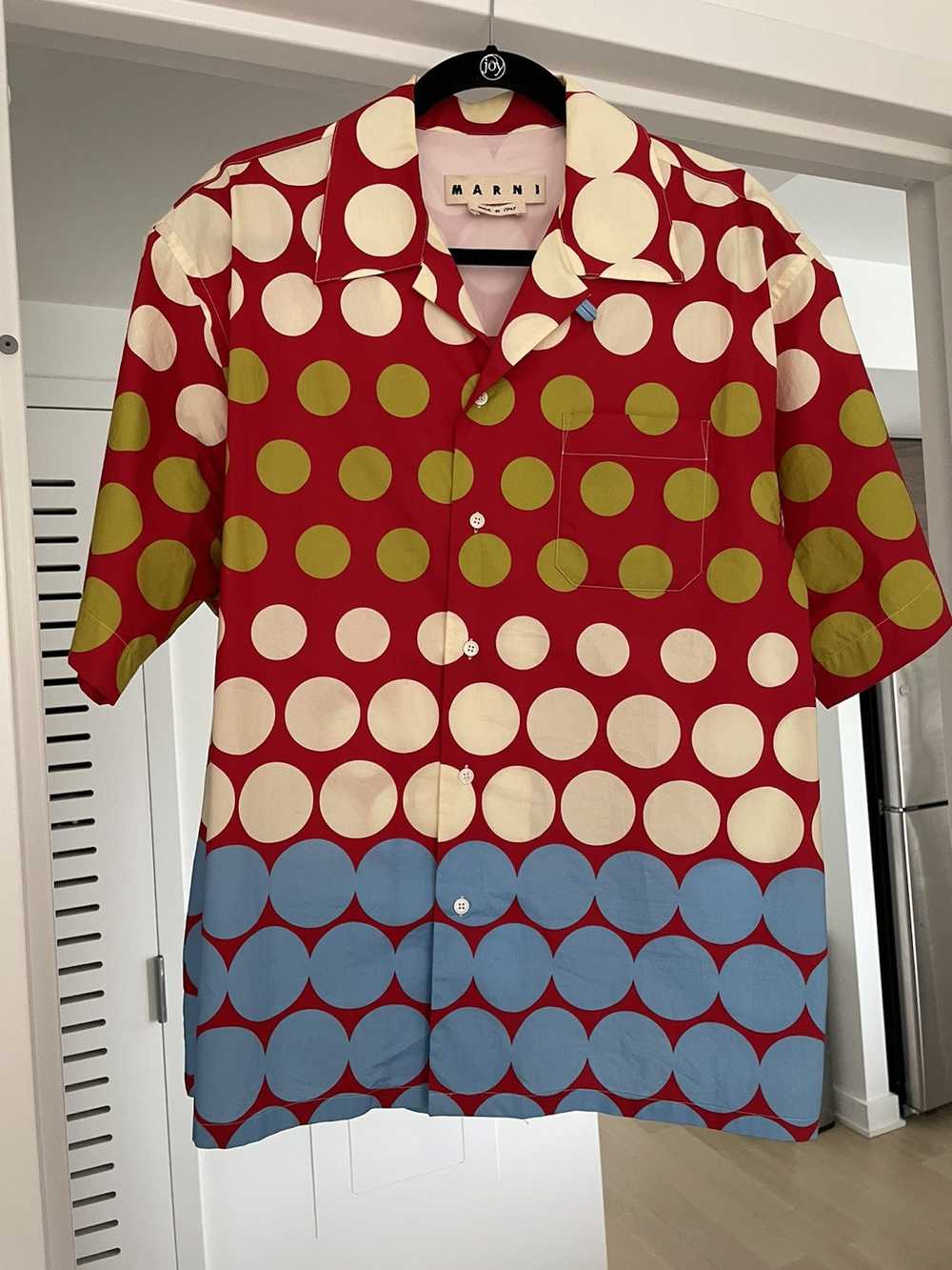 Marni Marni polka dot button up shirt - image 1