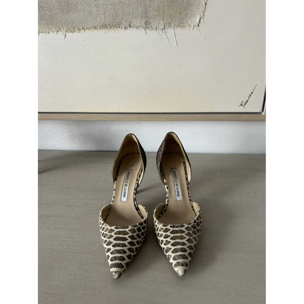 Manolo Blahnik Cloth heels - image 2