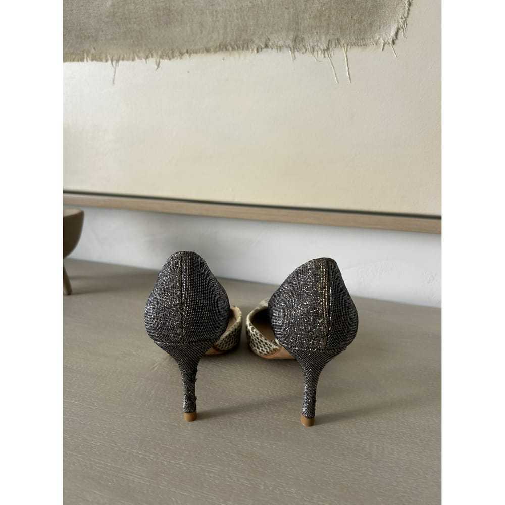 Manolo Blahnik Cloth heels - image 5