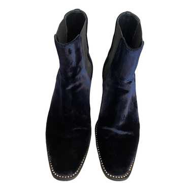 Dior Velvet ankle boots