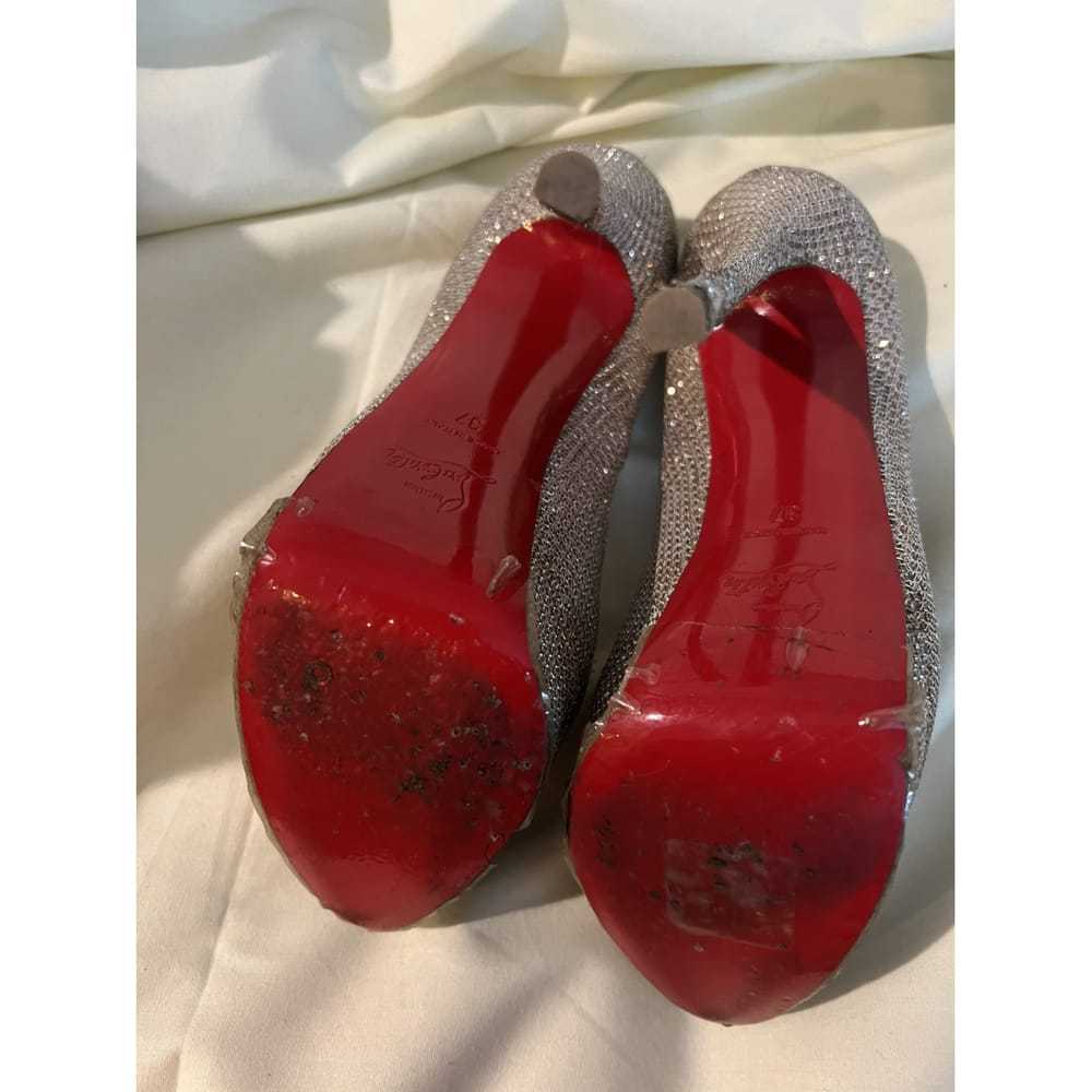 Christian Louboutin Lady Peep glitter heels - image 6
