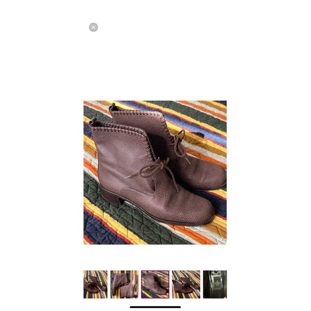 Fendi Leather boots - image 3