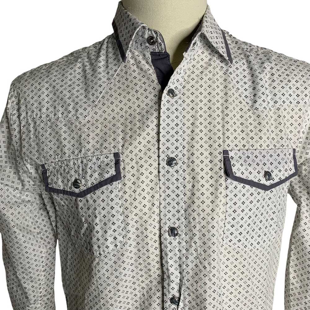 Other Ace of Diamond Pearl Snap Western Shirt S W… - image 2