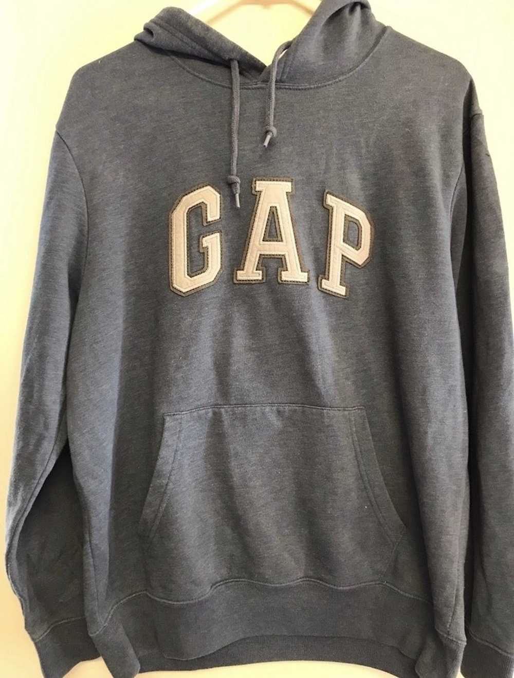 Gap × Vintage Gap blue hoodie medium yeezy Kanye - image 1