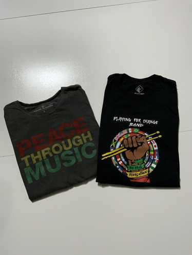 Band Tees × Streetwear Lot Of 2 PFC Playing For C… - image 1