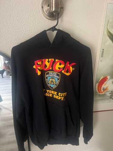 (B).Stroy Bstroy “FUCK NYPD” hoodie