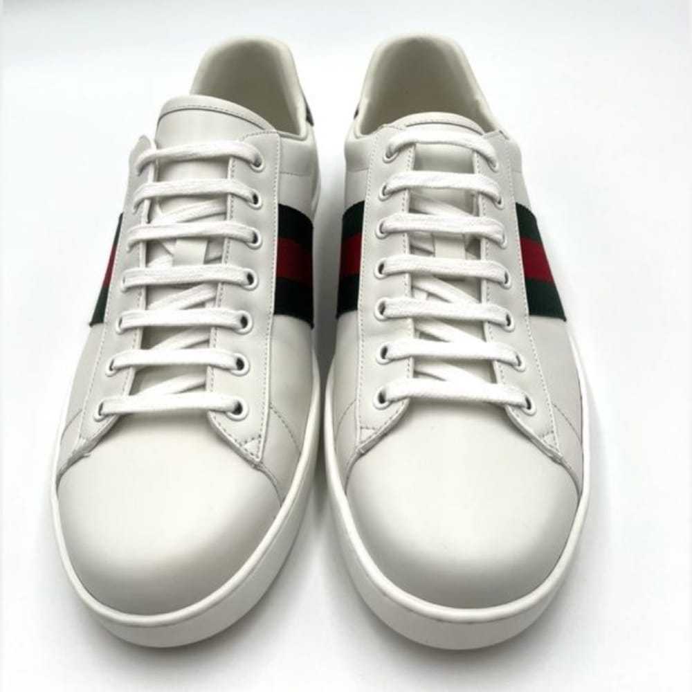 Gucci Leather low trainers - image 4