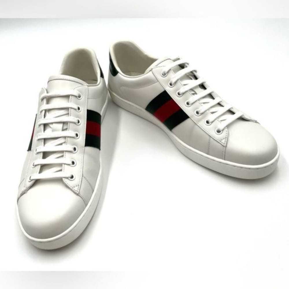 Gucci Leather low trainers - image 5