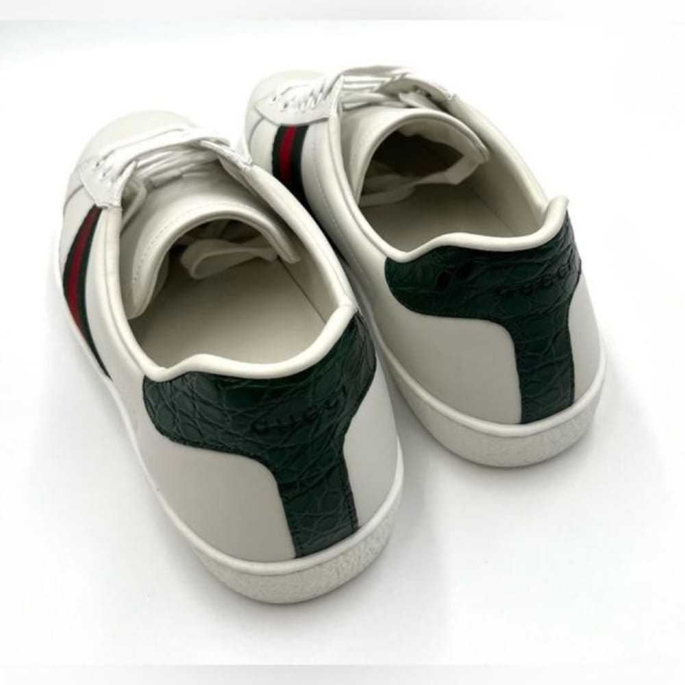 Gucci Leather low trainers - image 6