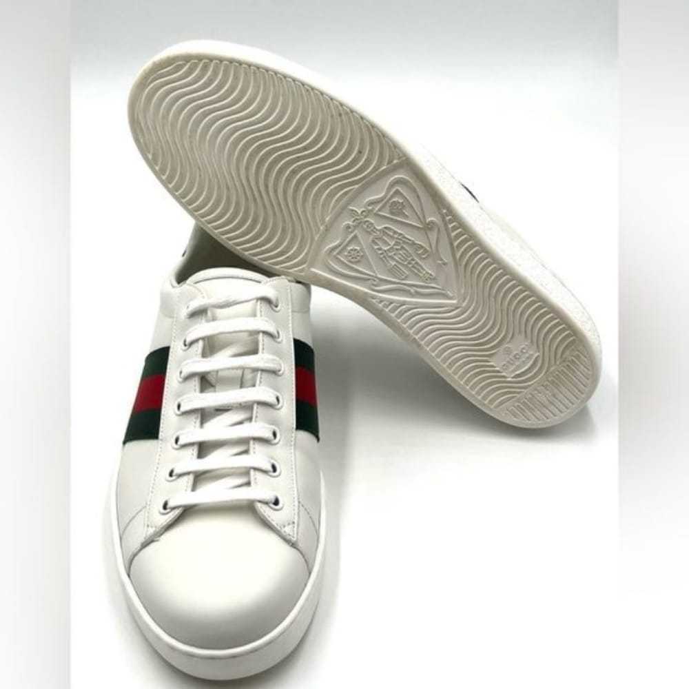 Gucci Leather low trainers - image 8