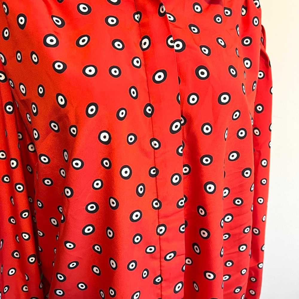 Josephine Woman Vintage Size 22W/42 Red Print But… - image 2