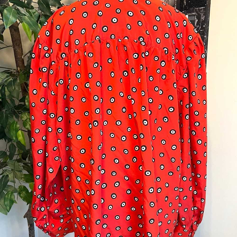 Josephine Woman Vintage Size 22W/42 Red Print But… - image 7