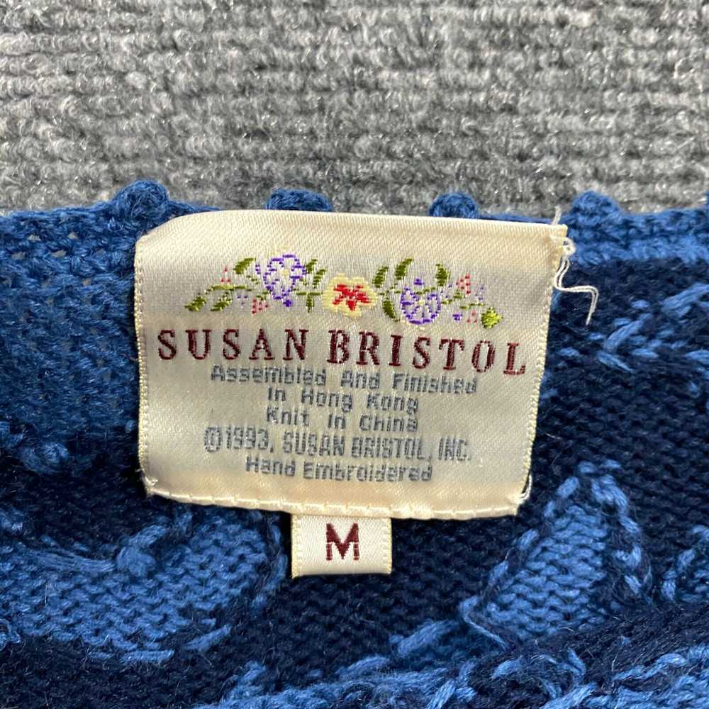 Vintage Susan Bristol Sweater Womens Medium Blue … - image 3