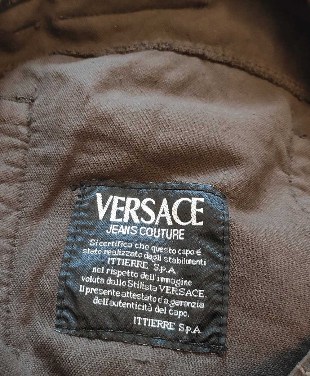 Versace Jeans Couture GRAIL! 90's VJC soft checke… - image 7