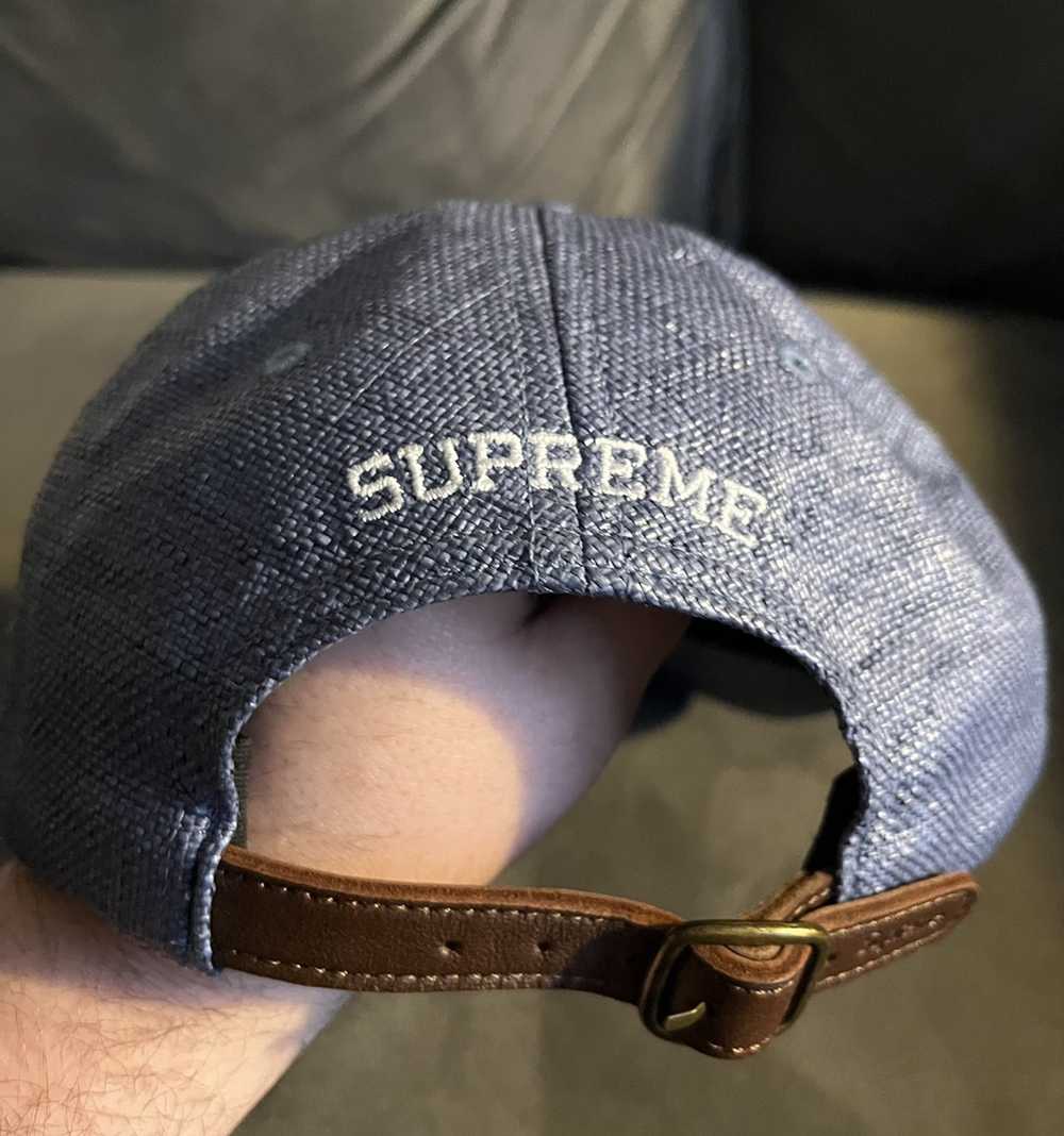 Supreme Supreme low profile blue hat adjustable - image 4