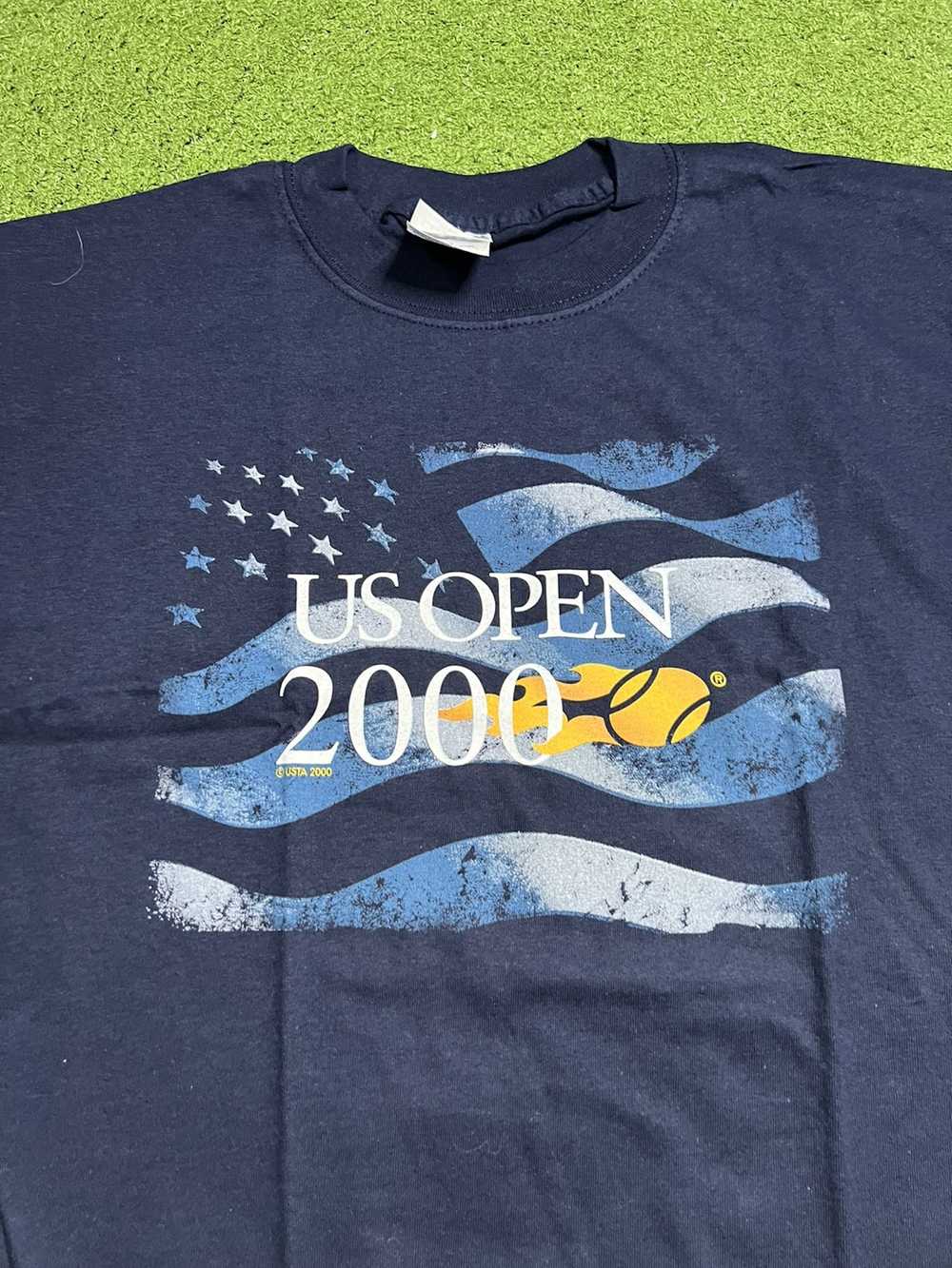 Streetwear × Vintage vintage us open tennis navy … - image 2