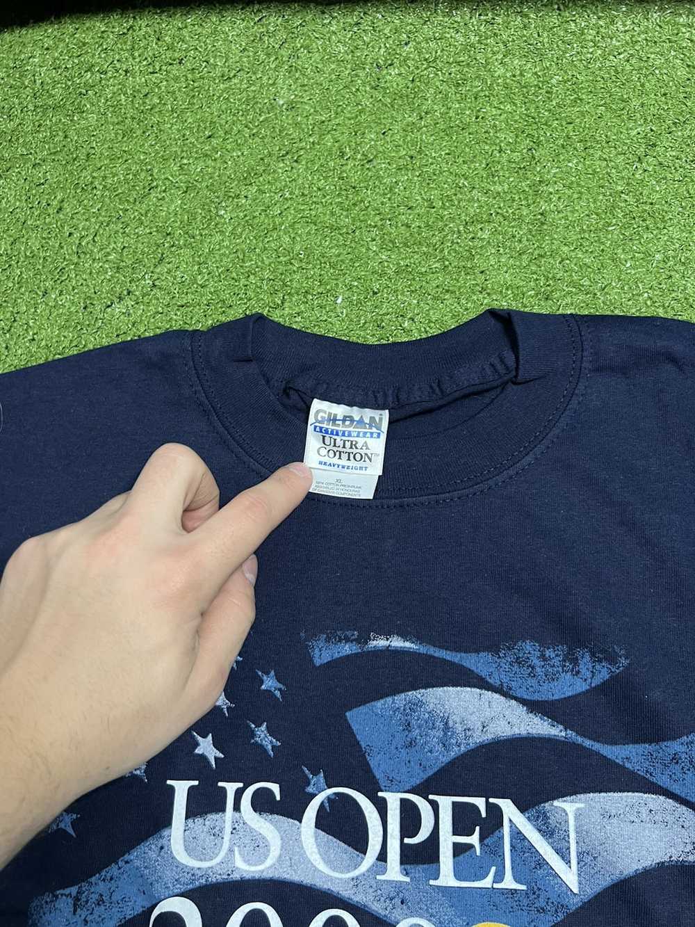 Streetwear × Vintage vintage us open tennis navy … - image 3