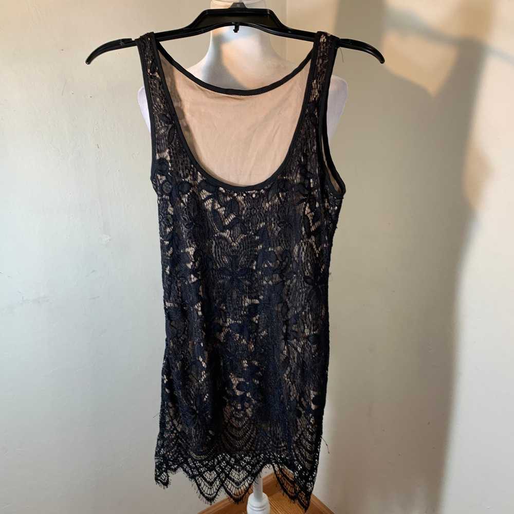 Other Poetry Black Lace Dress/ tops size M - image 2
