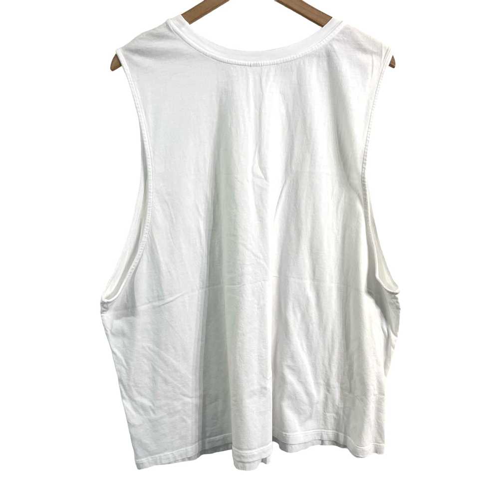 Other Fabletics White Muscle Tank Top Size 3X Cot… - image 6