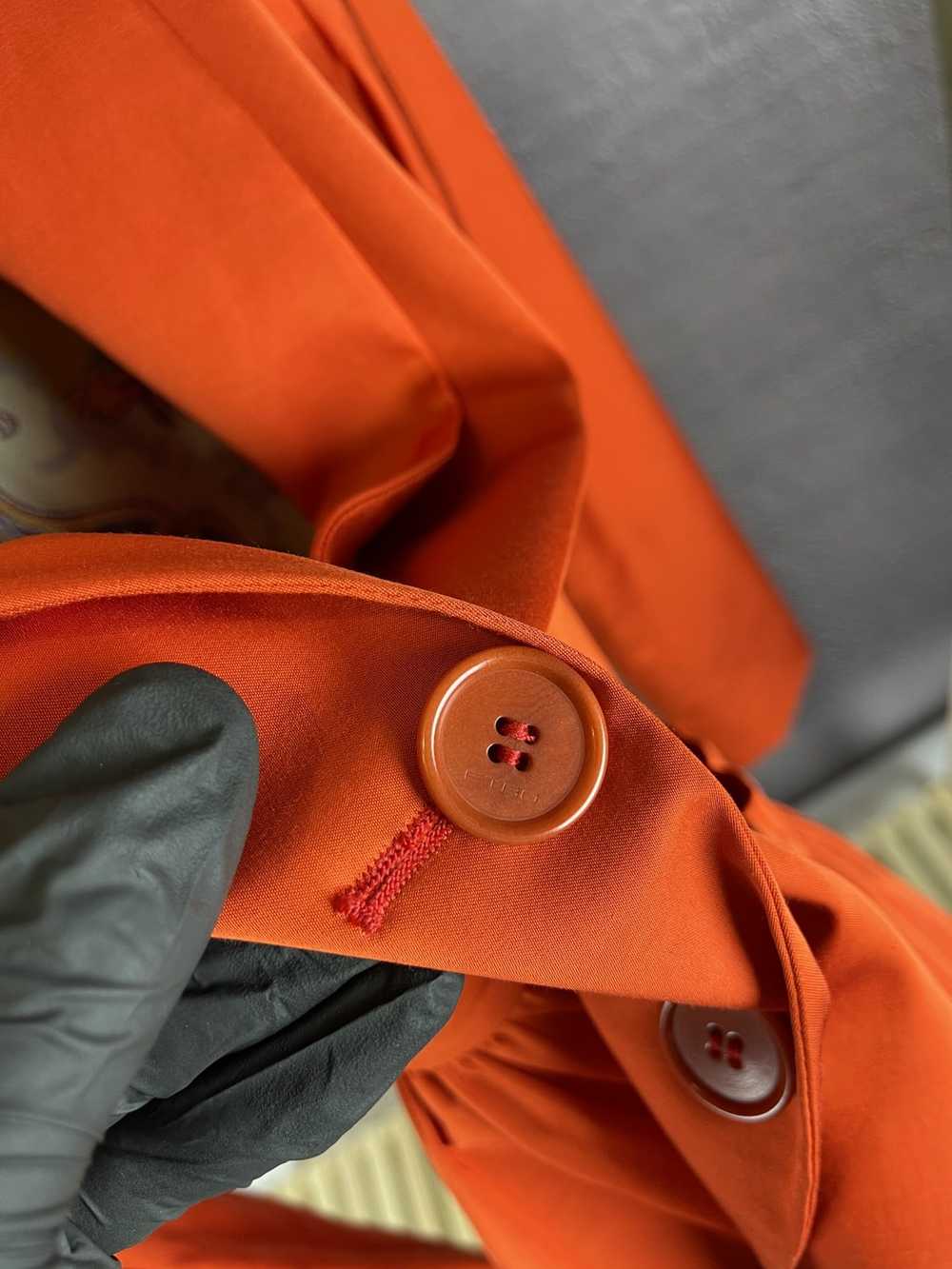 Etro × Italian Designers Etro orange 2 button bla… - image 8