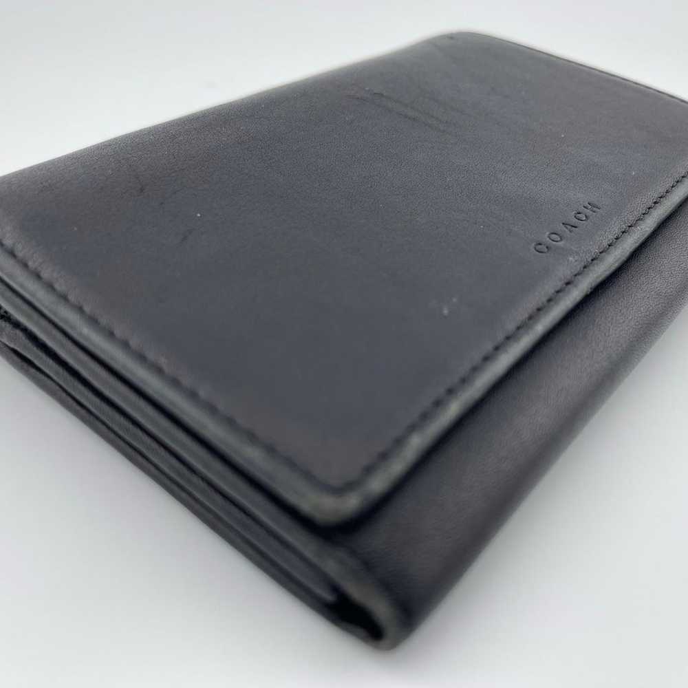 COACH VINTAGE Leather Medium Bifold Cardholder Wa… - image 1