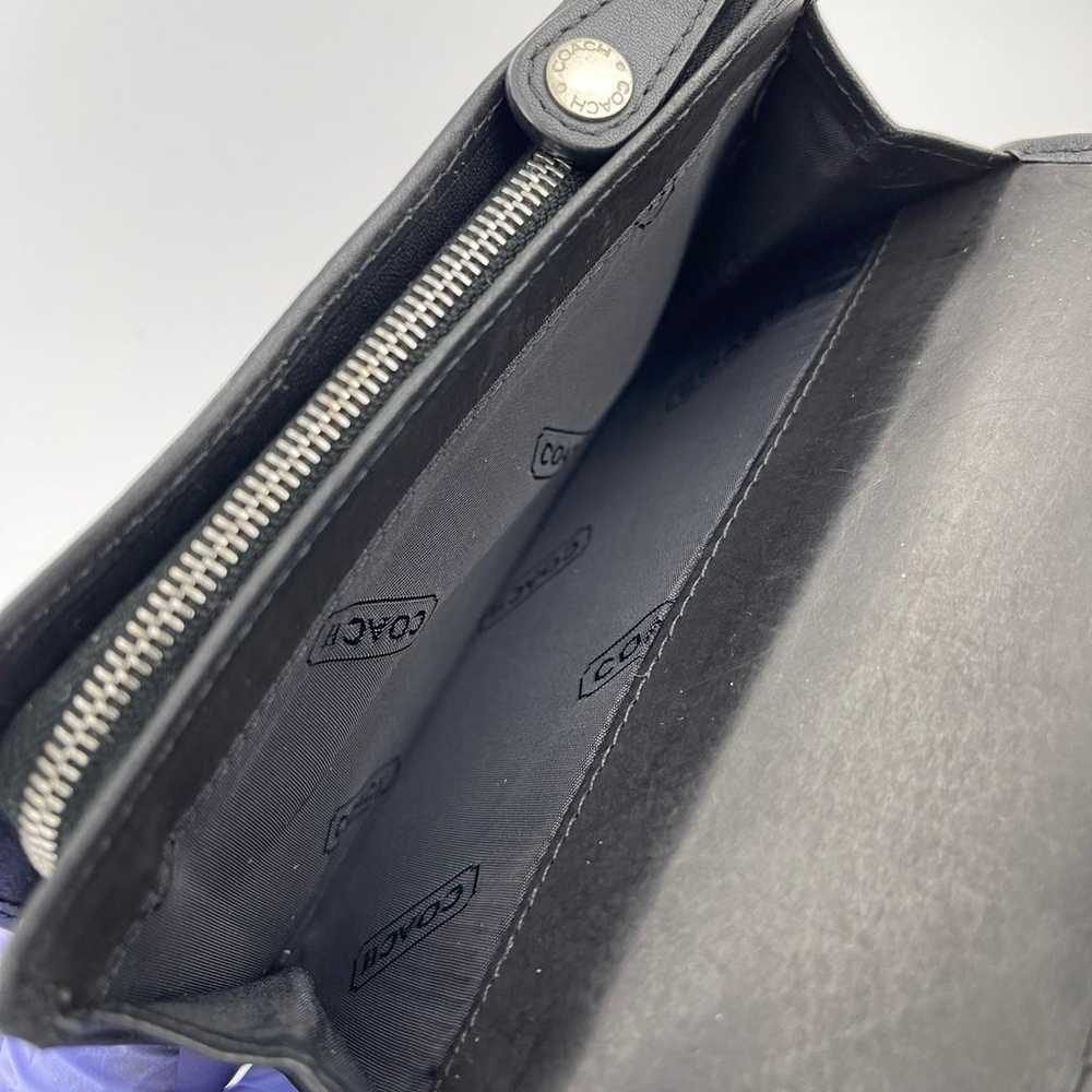 COACH VINTAGE Leather Medium Bifold Cardholder Wa… - image 8