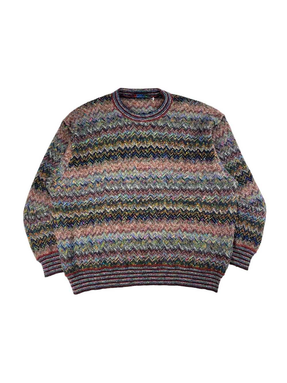 Aran Isles Knitwear × Coloured Cable Knit Sweater… - image 2