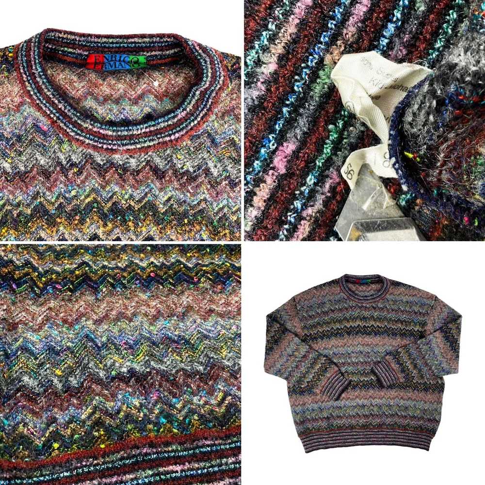 Aran Isles Knitwear × Coloured Cable Knit Sweater… - image 5