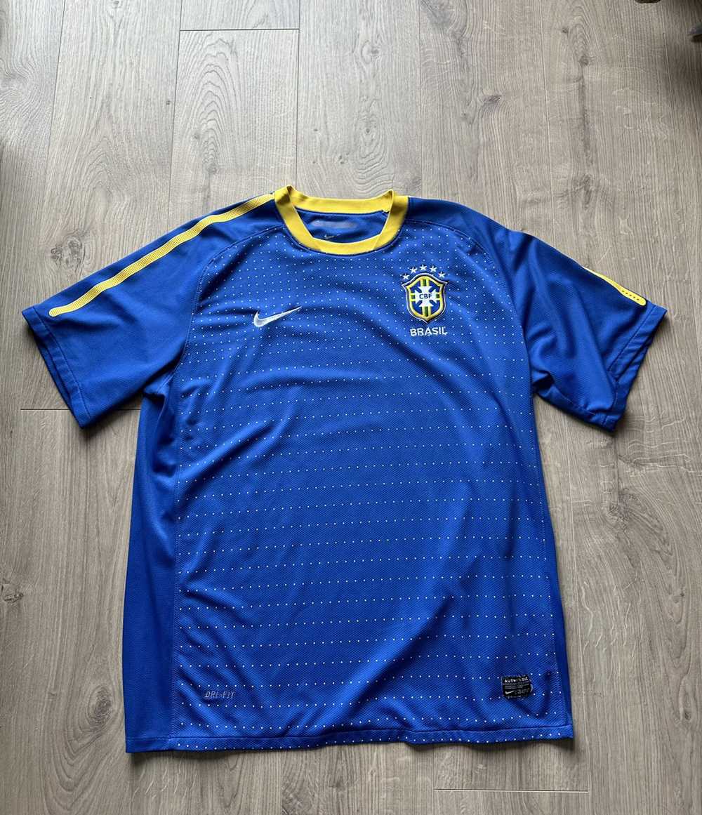 Hype × Nike × Soccer Jersey Brasil Vintage Traini… - image 1