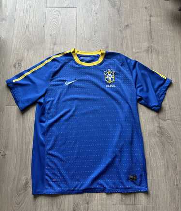 Hype × Nike × Soccer Jersey Brasil Vintage Traini… - image 1