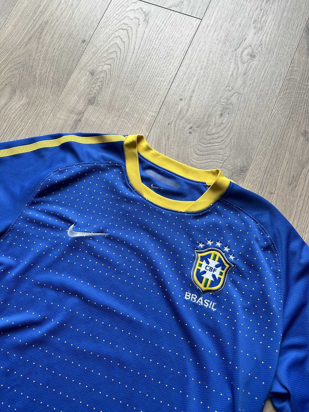 Hype × Nike × Soccer Jersey Brasil Vintage Traini… - image 3