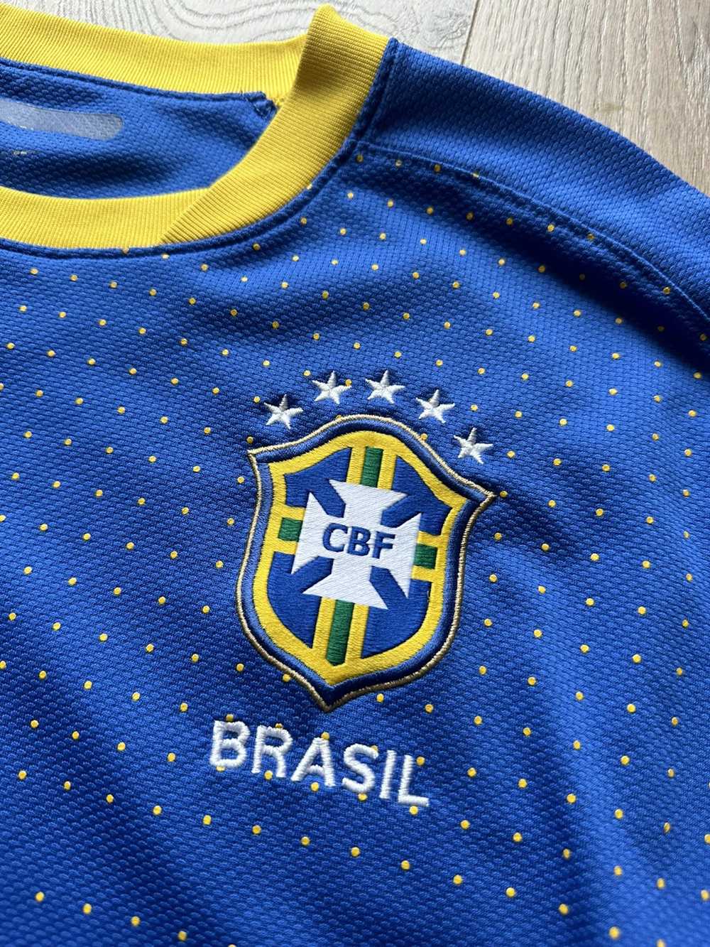 Hype × Nike × Soccer Jersey Brasil Vintage Traini… - image 5