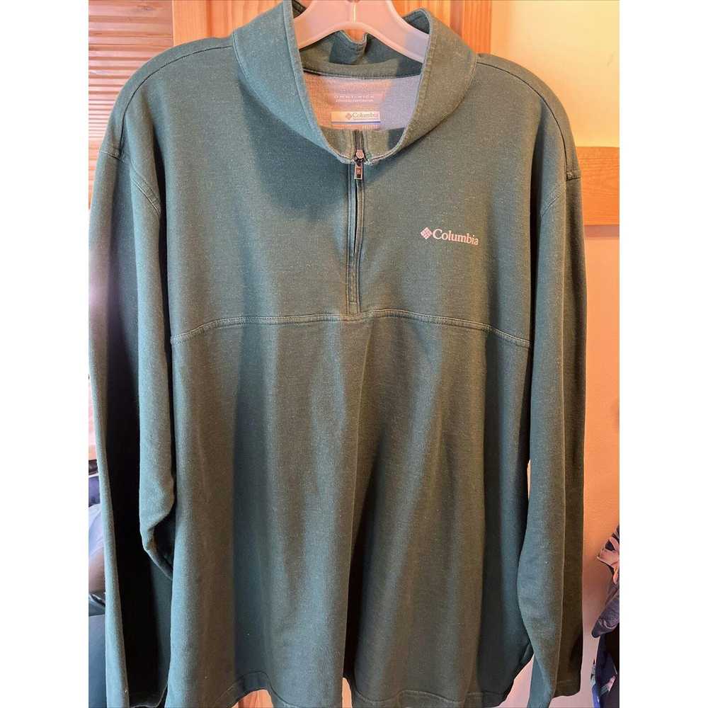 Columbia Columbia Omni Men’s XXL Green Cotton Ble… - image 2