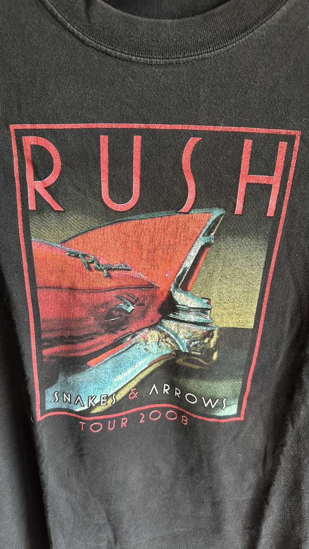 Vintage Rush Snakes & Arrows Tour 2008 tshirt - Gem