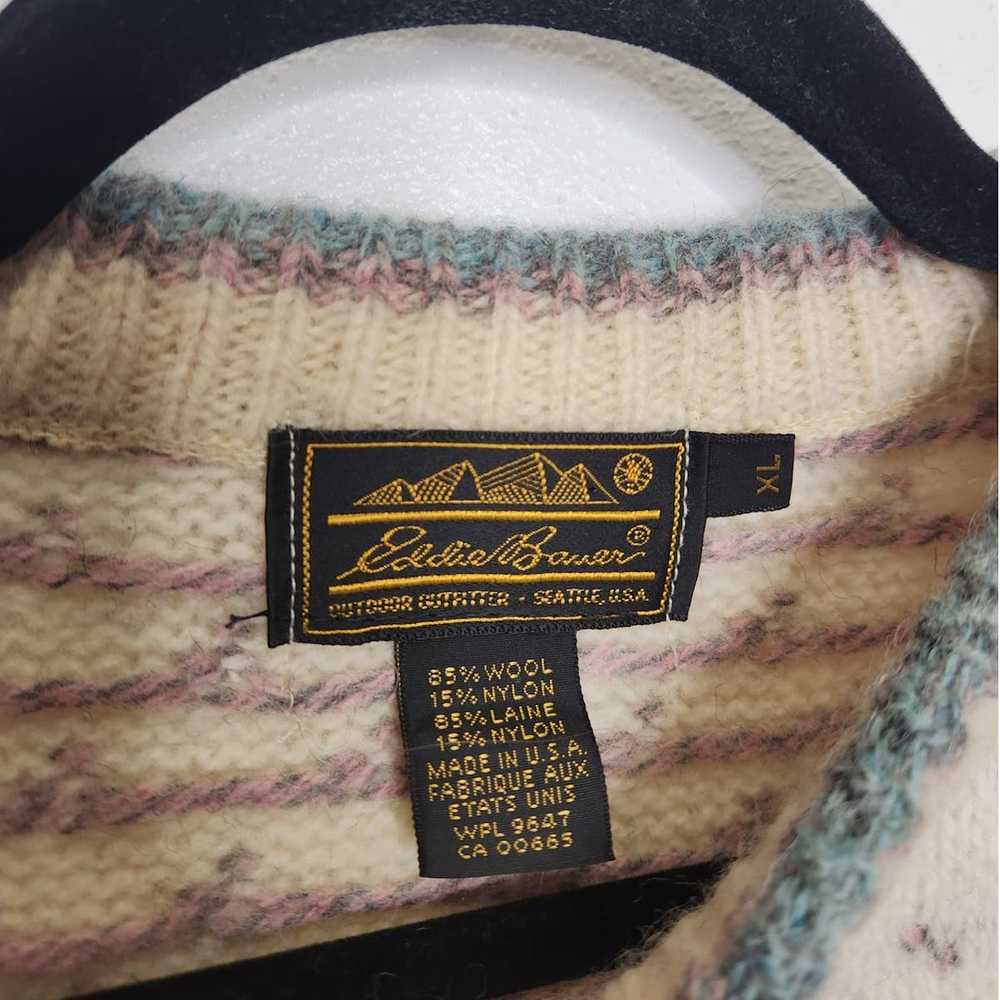 Eddie Bauer Vintage Eddie Bauer Wool Blend Knit S… - image 4